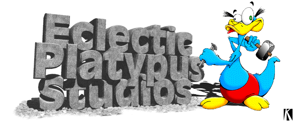 Eclectic Platypus Studios in stone
