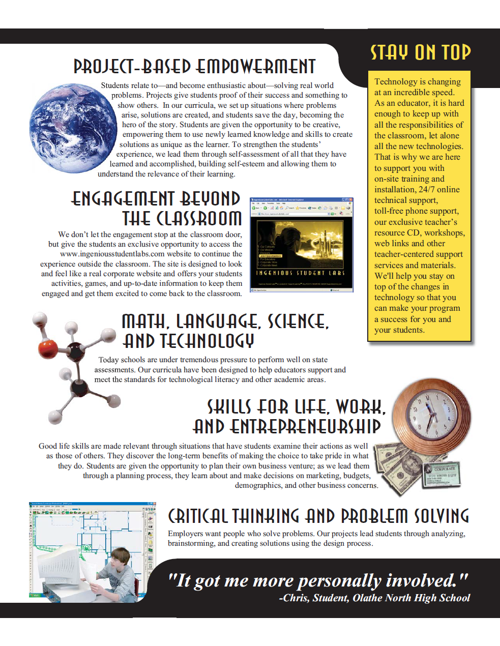 curriculum brochure