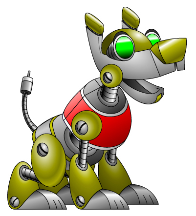 RoboDog sitting